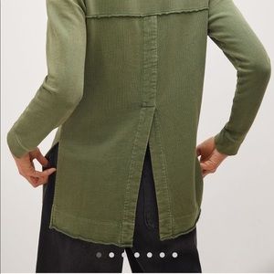 Anthropologie Pilcro Split-Hem Tunic Top NWT